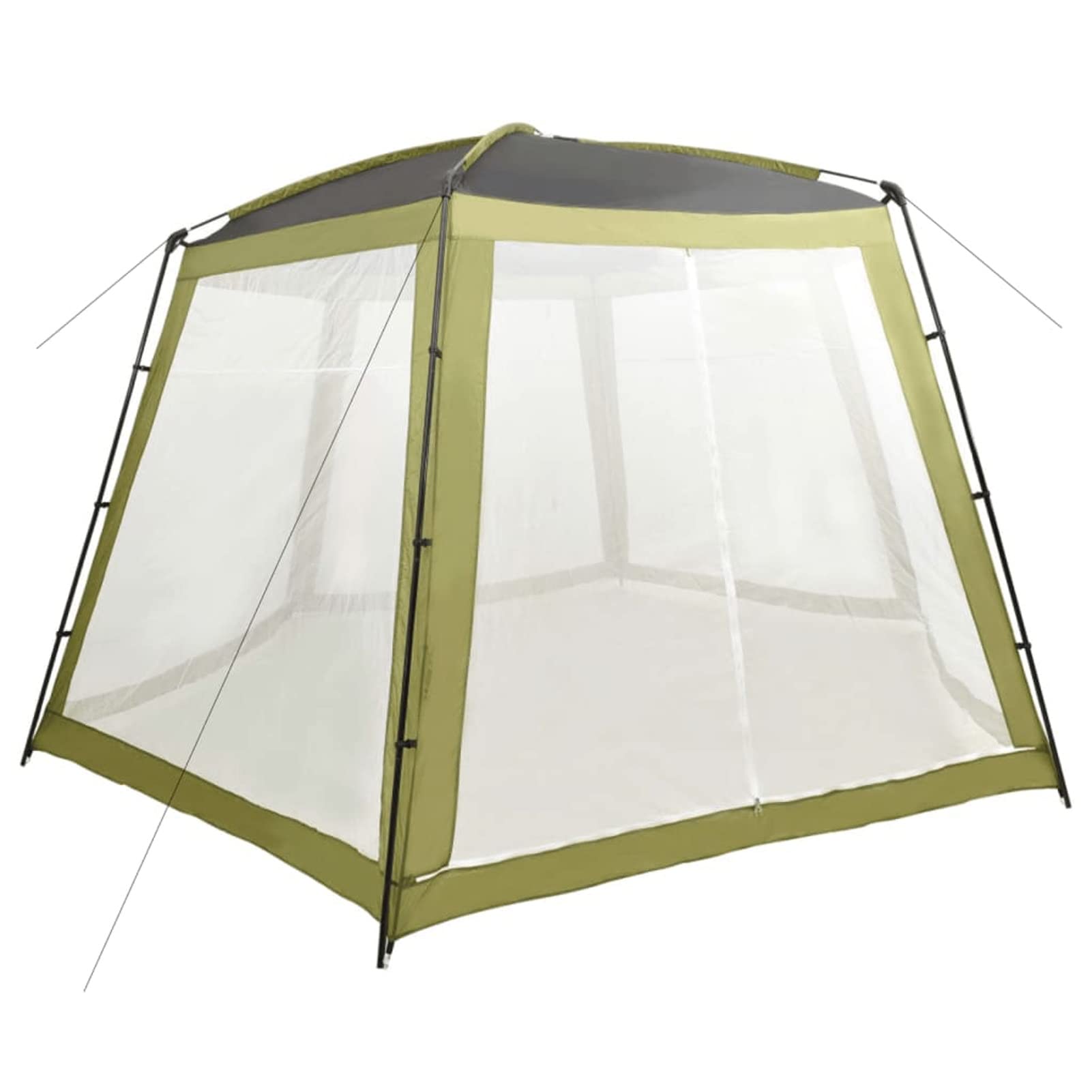 Poolzelt, Pool überdachung, Pool Zelt, Pooldach, Poolpavillion, Zelt Für Pool, Pool Dach, Pool Abdeckungen, Stoff 500x433x250 cm Grün