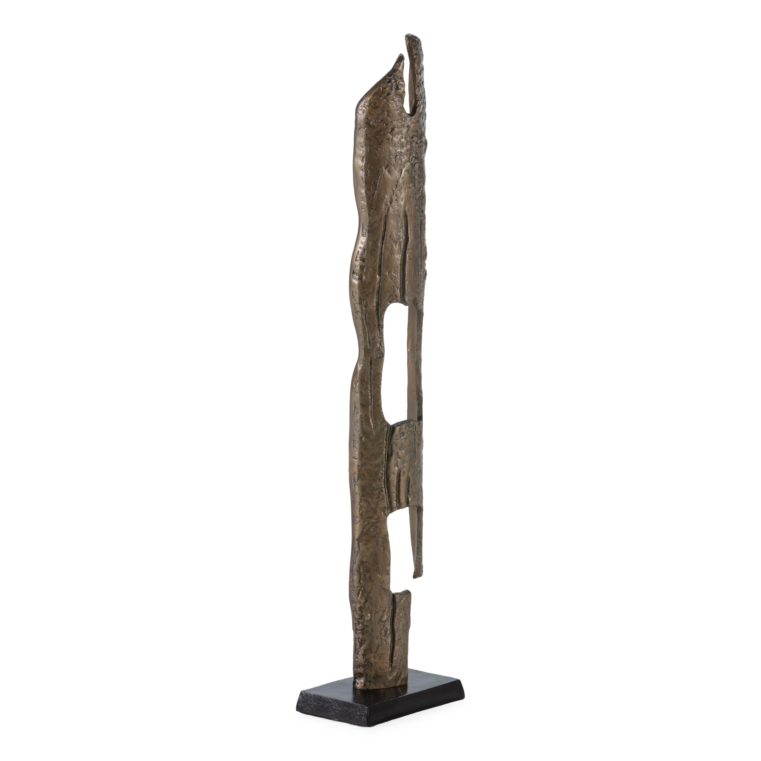 Jarron grand vase métal gris doré antique 40cm incassable et stable
