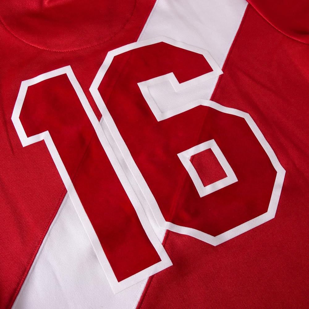 Copa - Camiseta de Fútbol - Hombre - Maradona x Argentinos 1976 - Rojo - 50% algodón - 50% poliéster