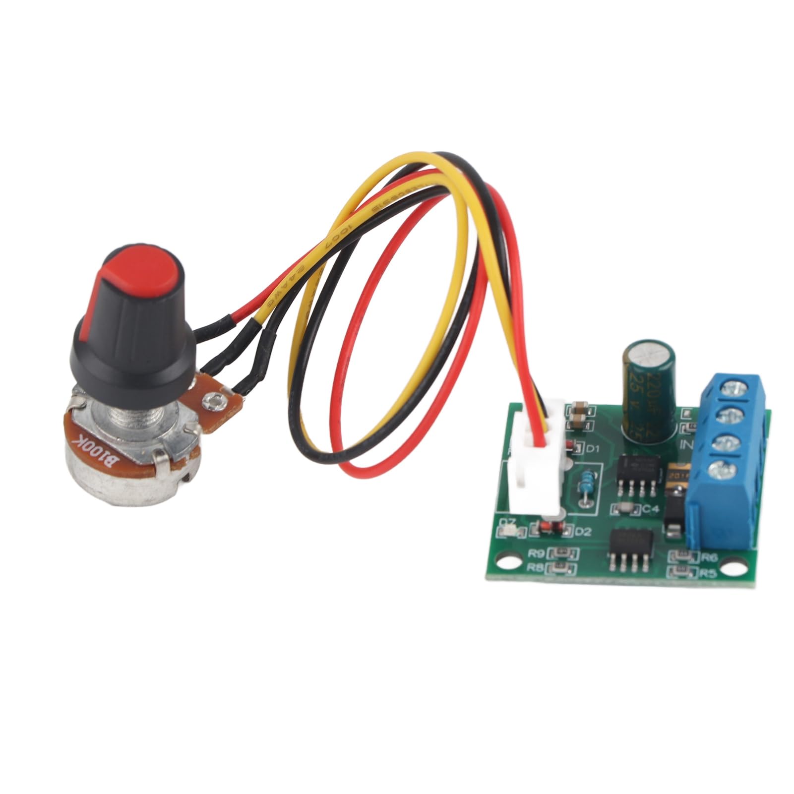 DC 12V Motor Speed Controller Adjustable Volt Low Voltage DC 1.8V to 15V 2A Mini PWM Control Module Low Voltage Regulator with Over Current Protection
