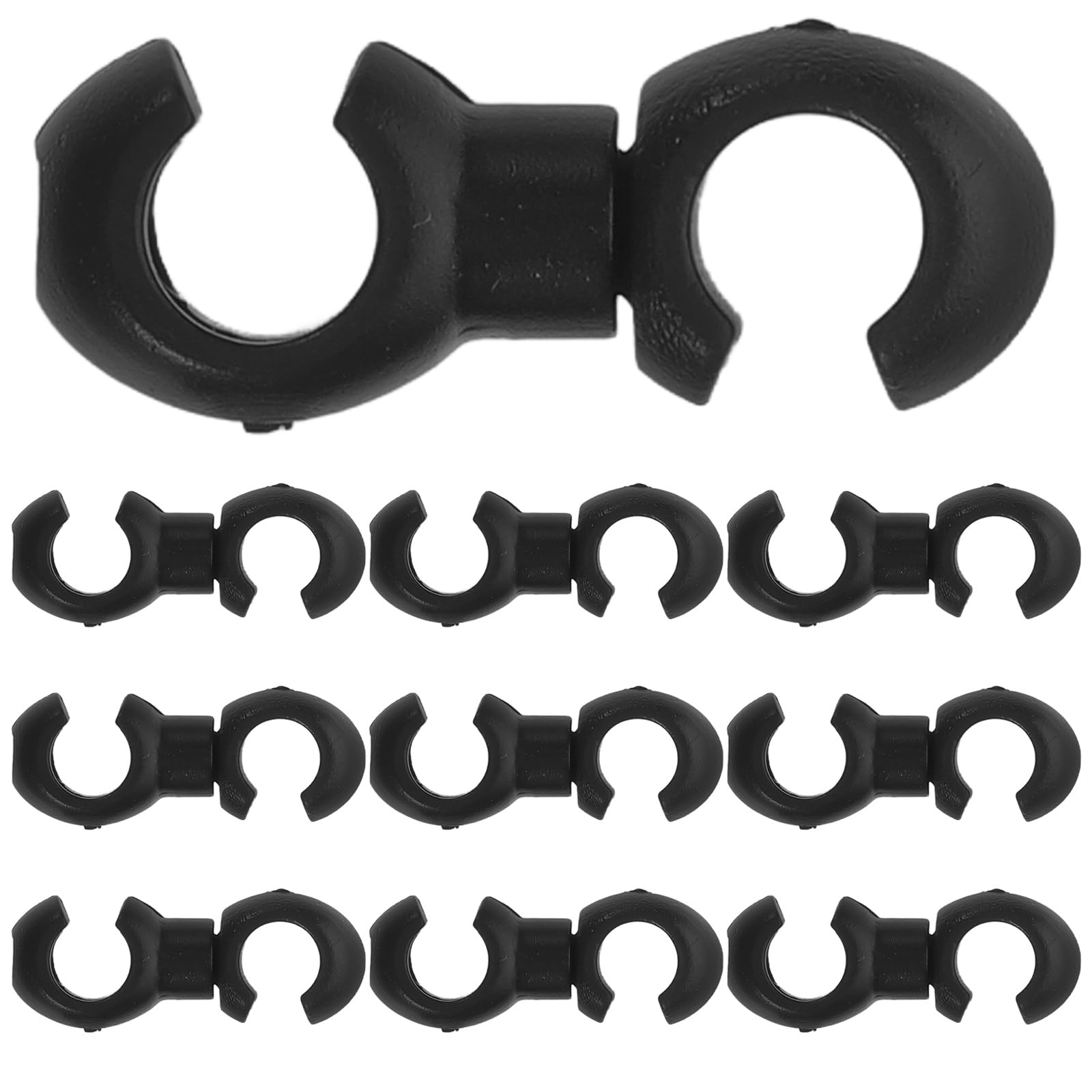 SNAGAROG 10 Pezzi C Clip Mtb Clip per Cavo del Freno 10 Pezzi S Clip per Cavo per Bicicletta per