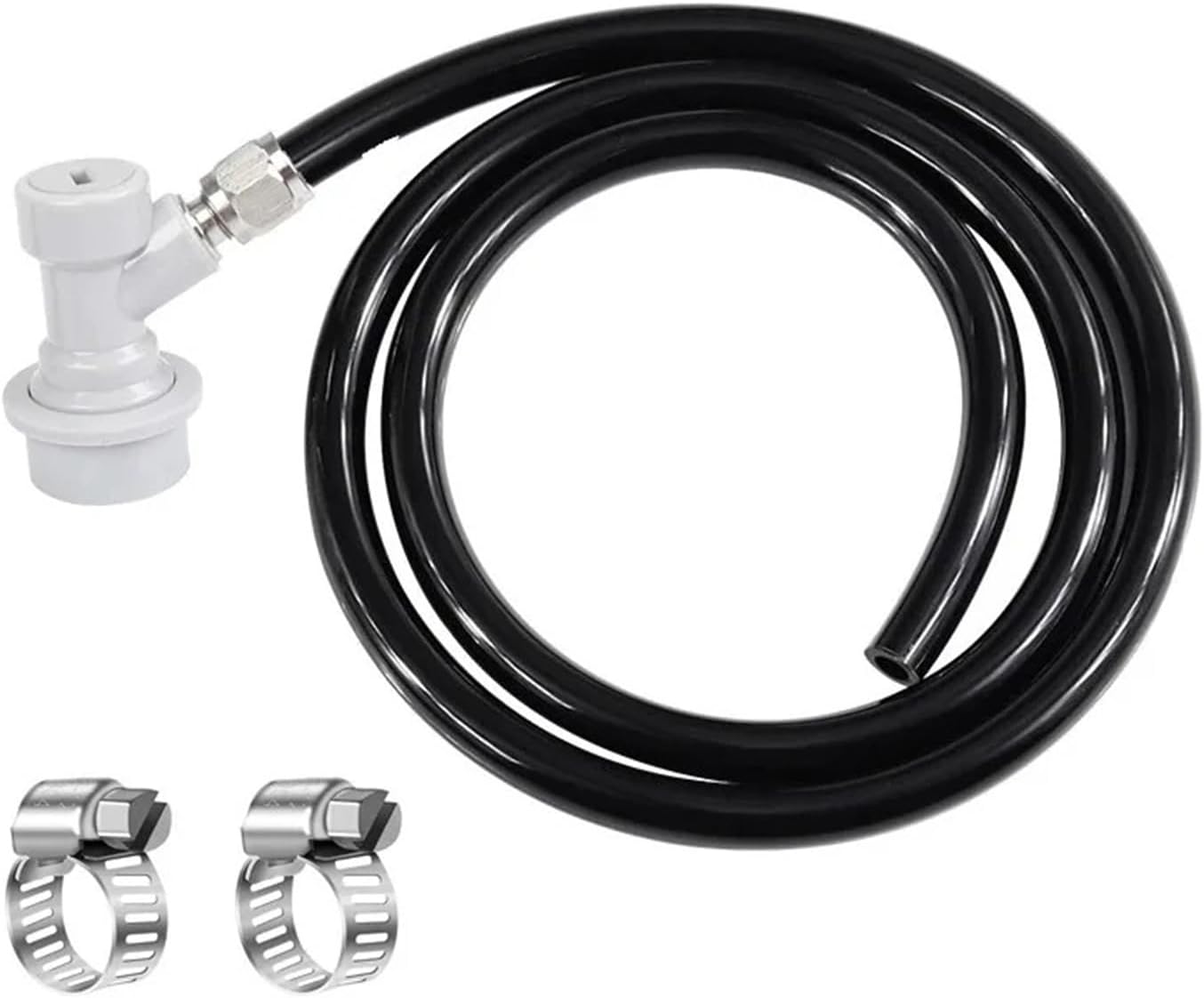 Brewing Accessories Beer Gas Line Assembly with 5/16" Ball Lock, MFL Liquid Disconnect with 1.5M Gas Line for Home Beer Brewing Equipment Brewing Accessories(Red)
