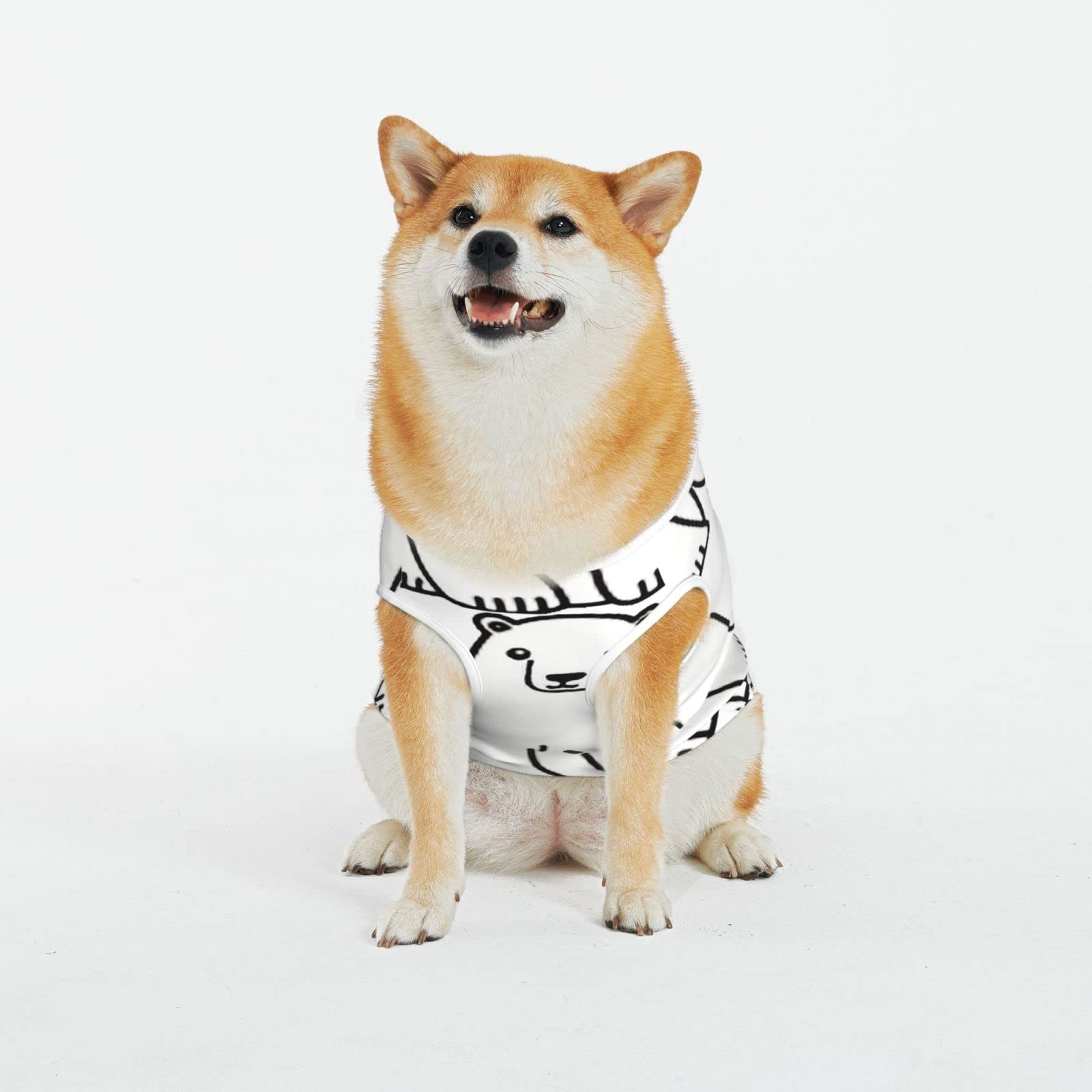 T-shirt doux grand chien vêtement été molosse taille XL 2XL 3XL 4XL 5XL