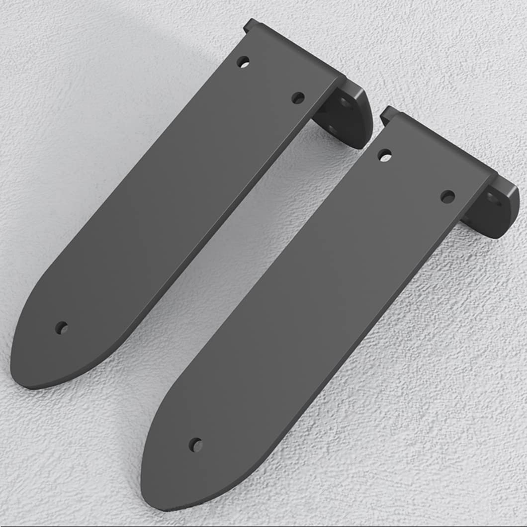 Staffe per Mensole Pesanti da 2 Pezzi Carica 400 kg Staffe per Scaffali per Industria de Metalli Supporti per Mensola a Muro Neri con Accessori di Montaggio (400mm/15.7in)