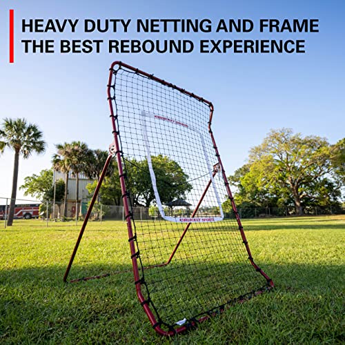 Rukket Pitch Back Baseball/Softball Rebounder Pro, Pitching And Throwing Practice Partner, Adjustable Angle Pitchback Trainer #TOP1