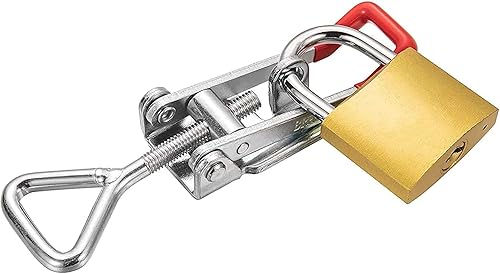 Miniatura 6 de E-TING Paquete de 2 abrazaderas de cierre ajustables 4003 para ahumador, 1322 libras, 1,322.8 lbs, capacidad de sujeción, pestillos de palanca