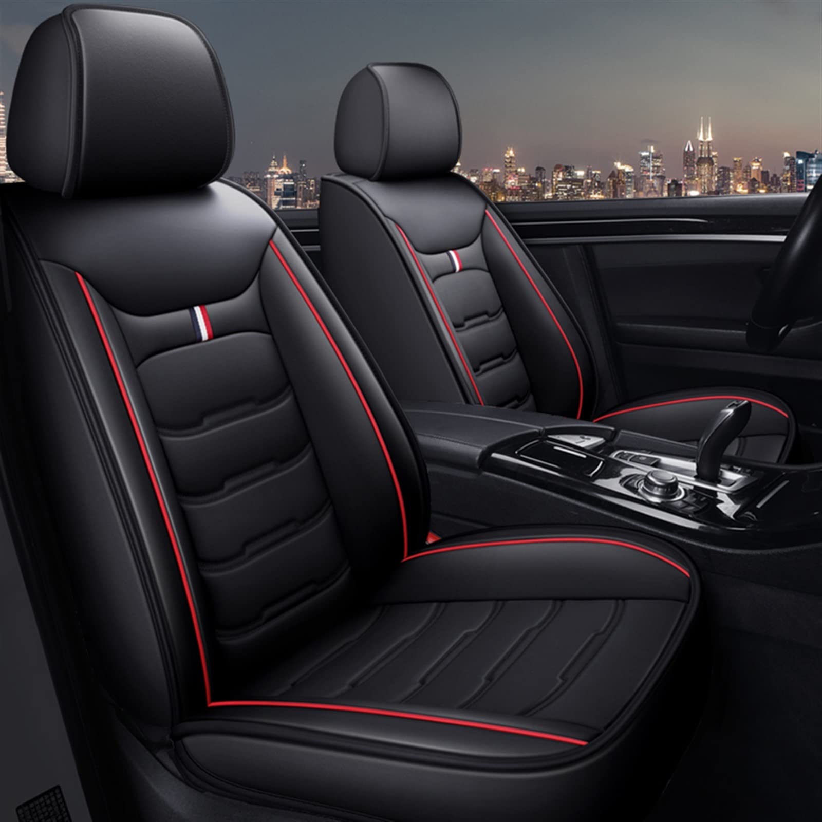 Auto Schonbezüge Autositzbezüge Für Sonata Für Elantra Für Getz Für Ioniq I10 Für Santa Fe Für Solaris Für Tucson Für Creta Ix25 Ix35 I55 Auto- Sitzbezüge (Color : B Luxury White