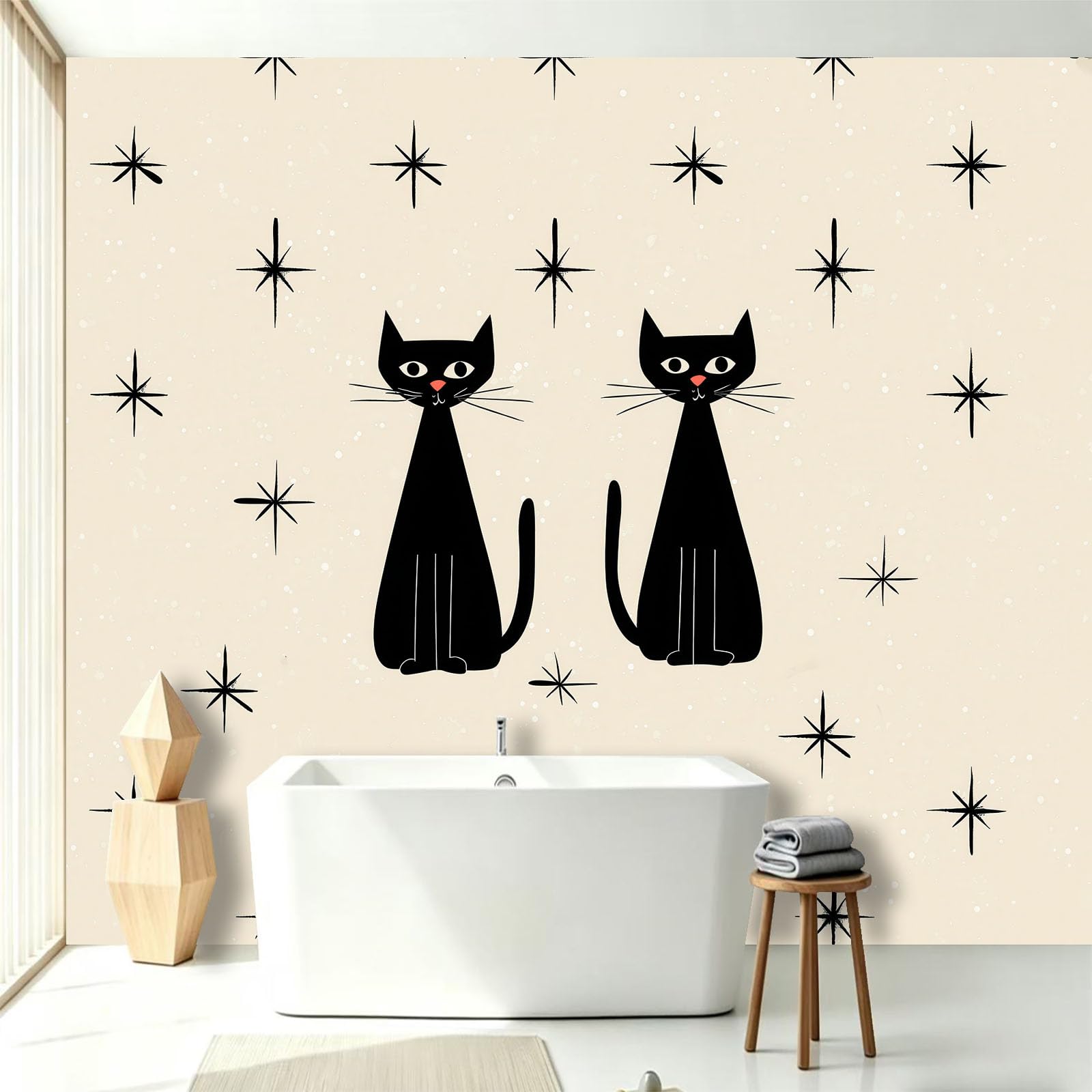 Carta da parati fotografica in tessuto non tessuto, stile minimalista, 350 x 256 cm (larghezza x altezza), per soggiorno, camera da letto, moderna carta da parati in tessuto non tessuto, effetto 3D