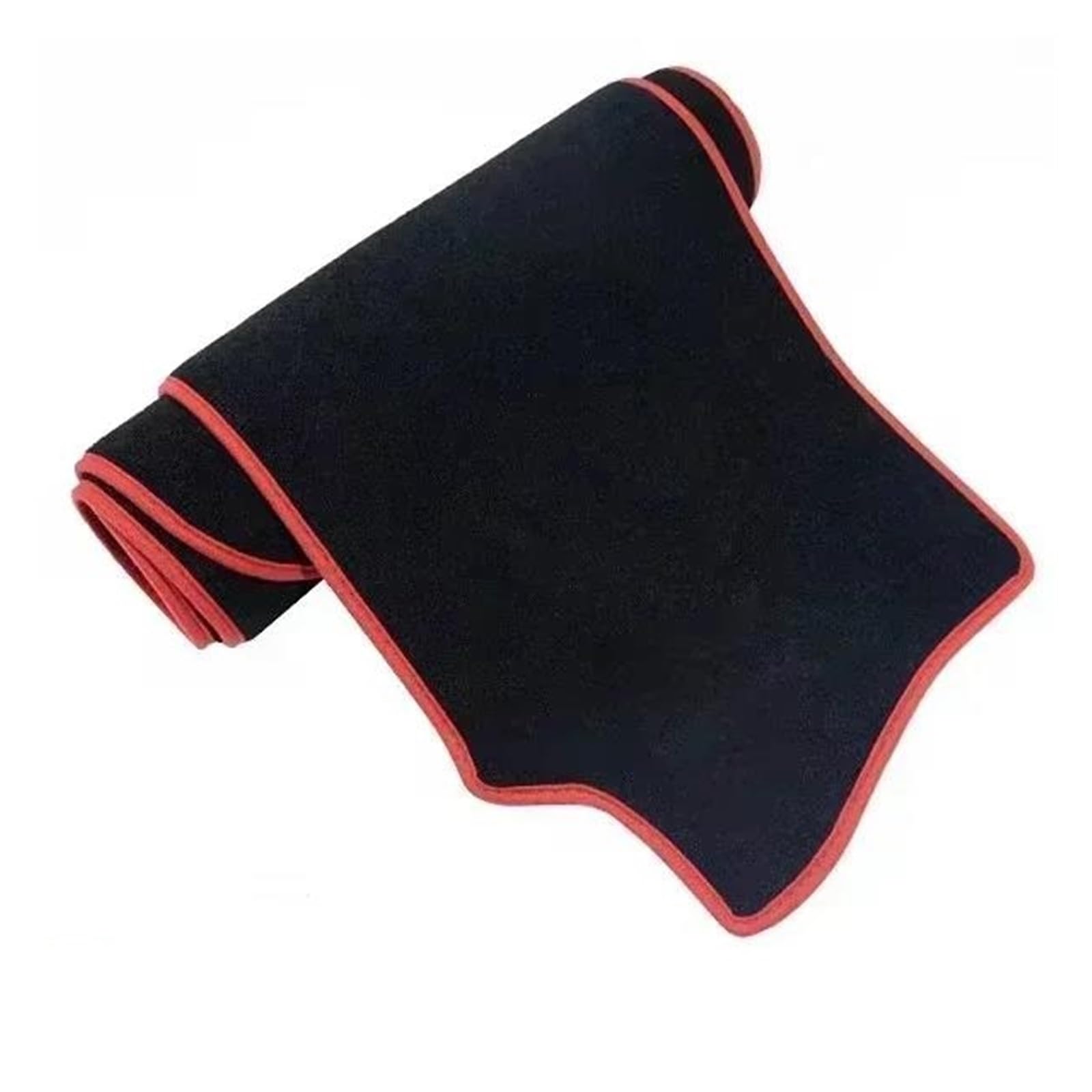 Dashboard Matte Für Hyundai Für Santa Fe 2019-2023 Sonnenschutz Vermeiden Sie Lichtpads Instrumententafel Teppiche Armaturenbrett Abdeckung Matten Center Konsole Armaturenbrett Matte(Polyester Red,RHD