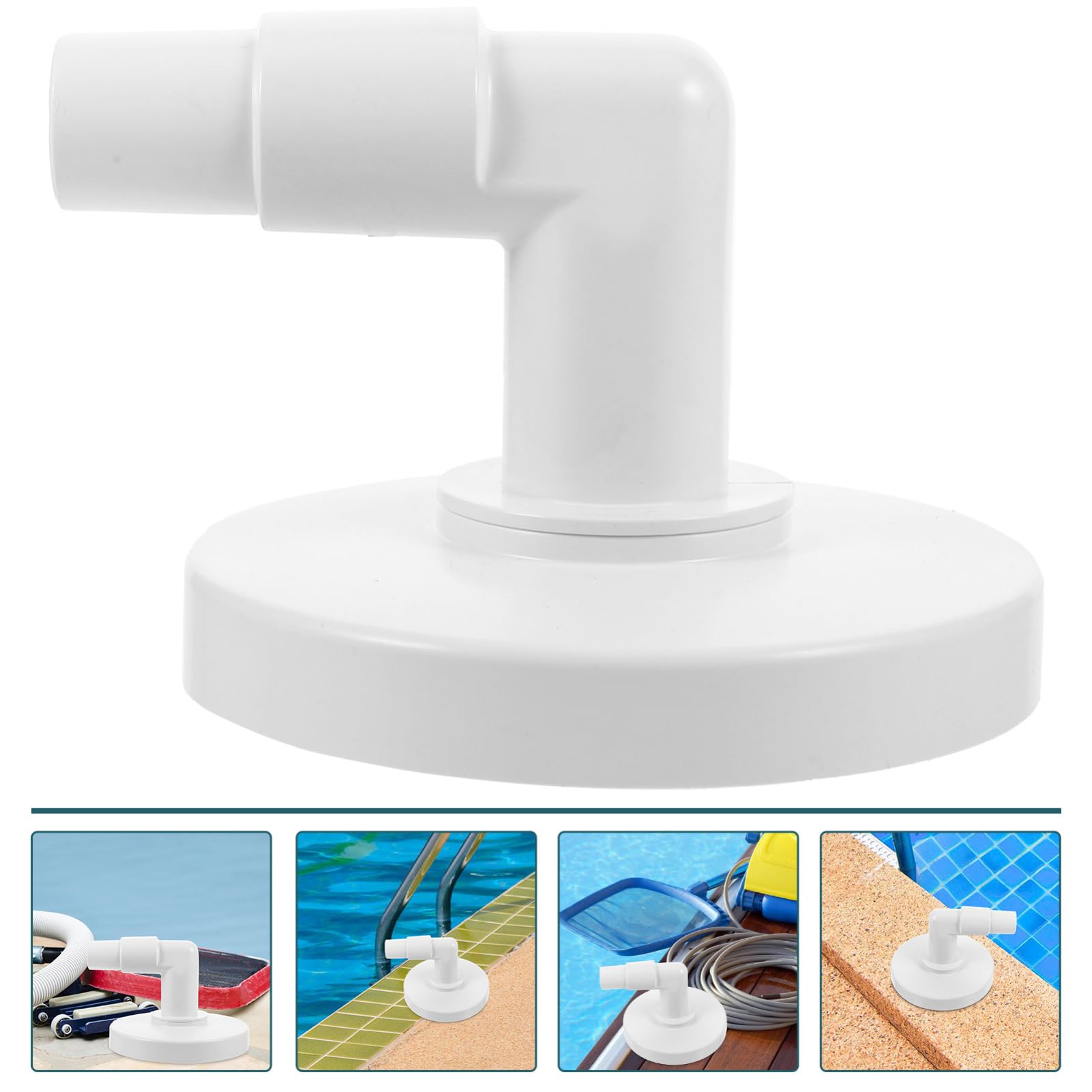 TOYANDONA 4 Juegos Placa de Skimmer de Repuesto con Adaptador de Codo para Aspiradora de Piscina Skimmer Instalación Herramientas