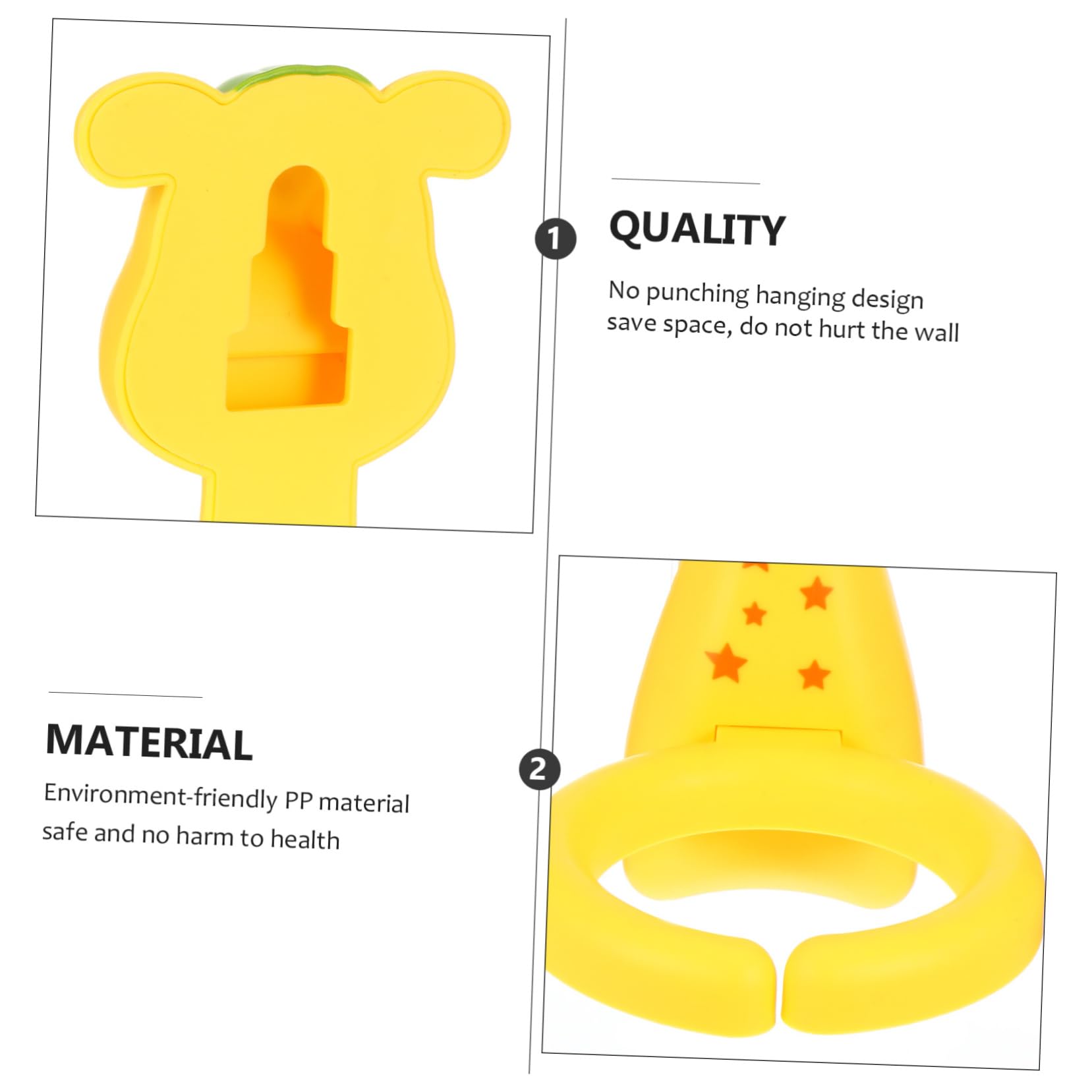 Amosfun 3 Juegos De Soportes para Cepillos De con Vaso para Enjuague Bucal para Baño Material PP Diseño Que Ahorra Espacio Sin Perforaciones Almacenamiento Moderno para Cepillos De