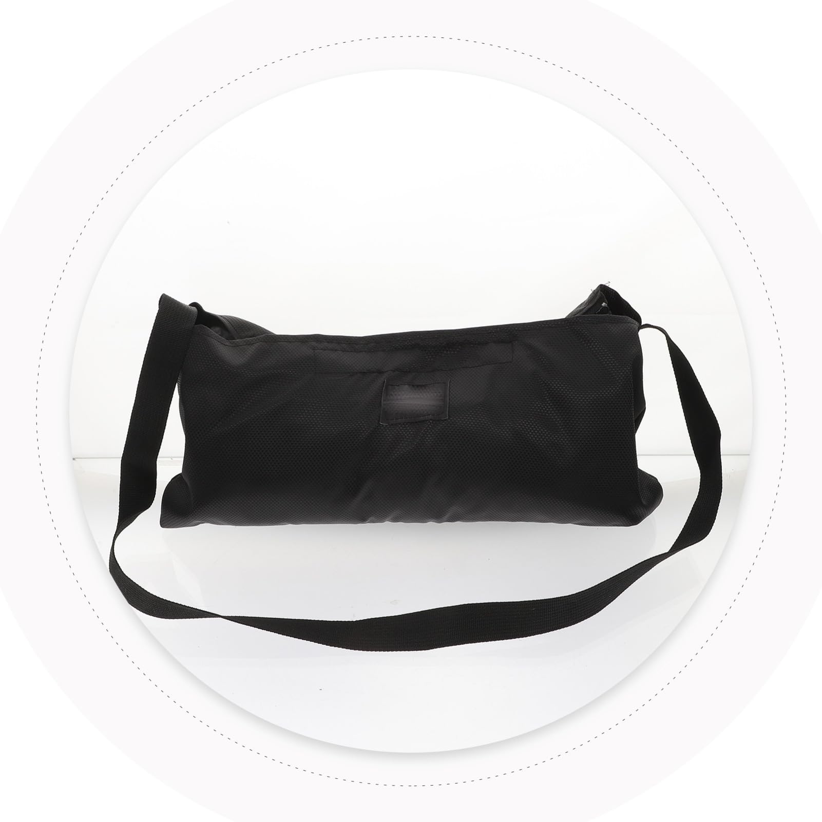 Manta Térmica Plegable de Lana para Mascotas Negra, Fácil de Transportar y Multifuncional para Exteriores y Cama, Bolsa Cremallera Incluida