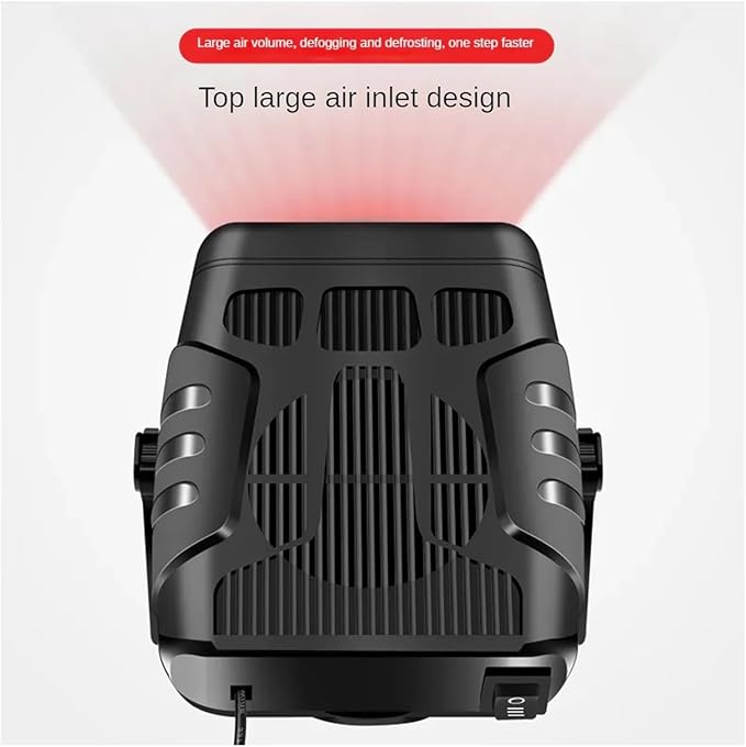 Calefactor Eléctrico Portátil 200W 12V para Auto miniatura 6