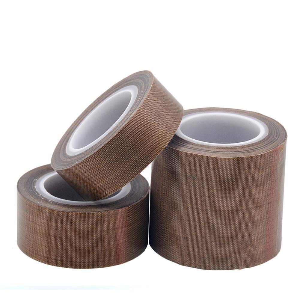 WZDDXUNSF High Adhesive Tape, Teflon 3 Pieces – PTFE for Temperature, Sealing Machine Vacuum for Sealers Manual Impulse 10 Metres x 0.13 mm (19 mm)