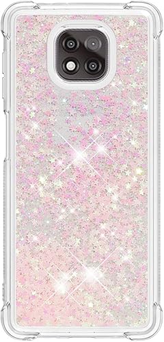 Miniatura 3 de Funda compatible con Motorola Moto G Power 2021, con purpurina líquida, linda funda transparente para teléfono, flotante, arena movediza, a prueba