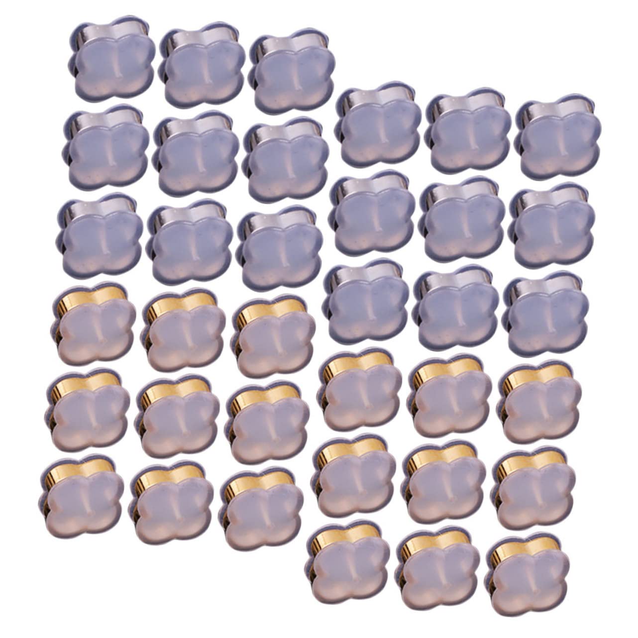 SHERCHPRY 250pezzi Chiusure Silicone Trasparenti Per Orecchini Accessori Per Creazioni Di Gioielli Compatibili Con Tutti Tipi Di Orecchini Facili Da Usare e Confortevoli Per Piercing