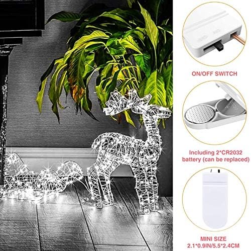 Cooo 16 Pack Led Fairy Lights Battery Operated String Lights Waterproof Silver Wire,7.2Ft 20 Mini LED Firefly Starry Fairy String Christmas Lights Rice Light for Wedding Bedroom Party Decor-Cool White