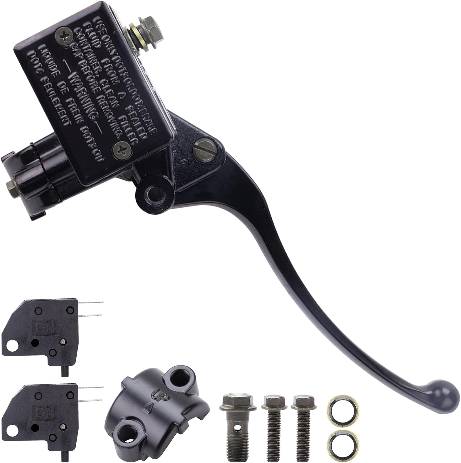 Replacement 7/8″ Brake Master Cylinder Reservoir for Honda TRX TRX250 TRX300 350 400 450 Rincon CBR 750 Foreman 400 Rancher 400 500 Yamaha Kawasaki Suzuki Raptor Replacement 7/8″ Brake Master Cylinder Reservoir for Honda TRX TRX250 TRX300 350 400 450 Rincon CBR 750 Foreman 400 Rancher 400 500 Yamaha Kawasaki Suzuki Raptor