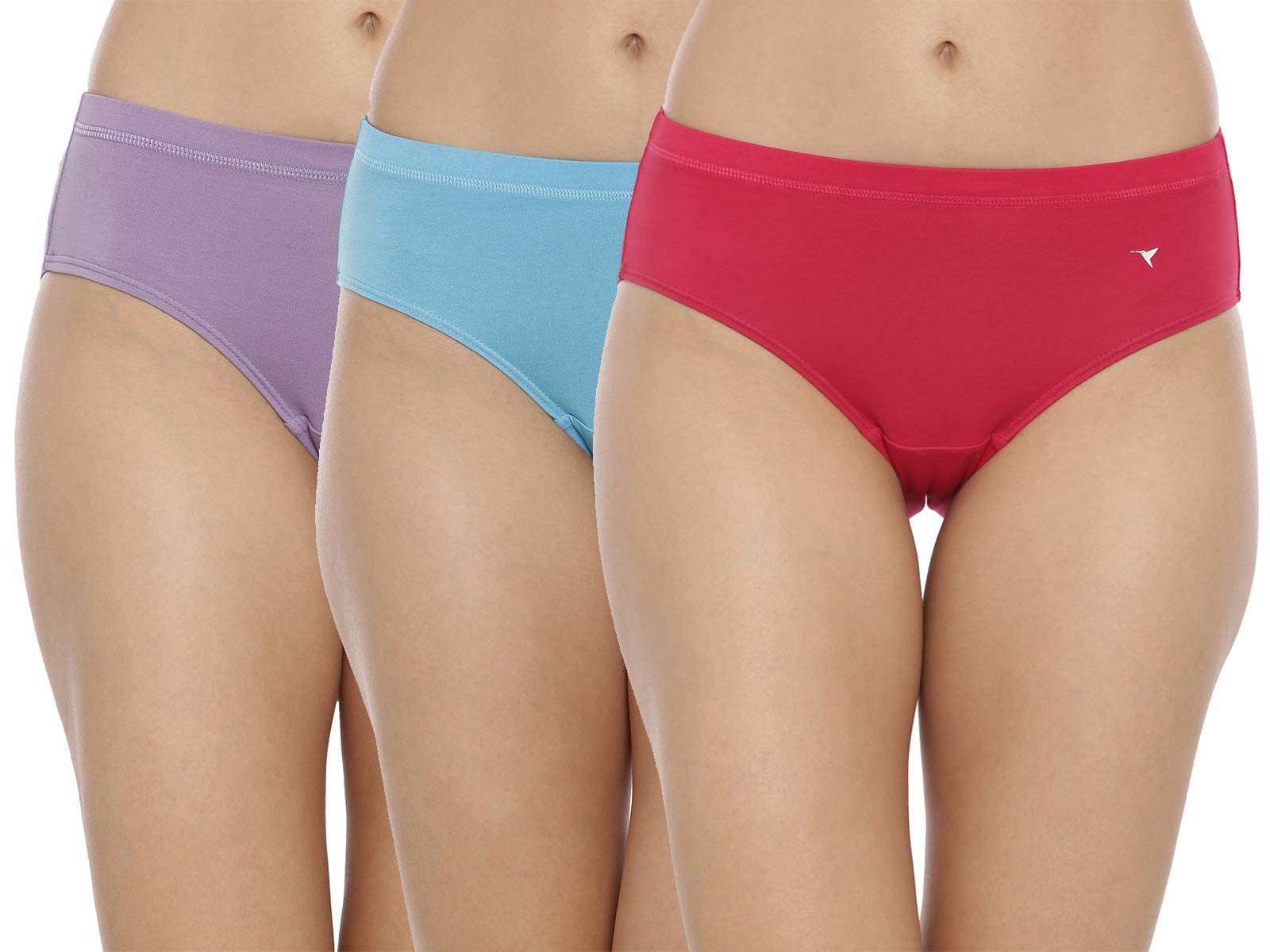 blossom Womens Hipster Panty, Ultra Soft Stretchable Brief, Fashion Outer Elastic Underwear. Pack of 3-picture-37