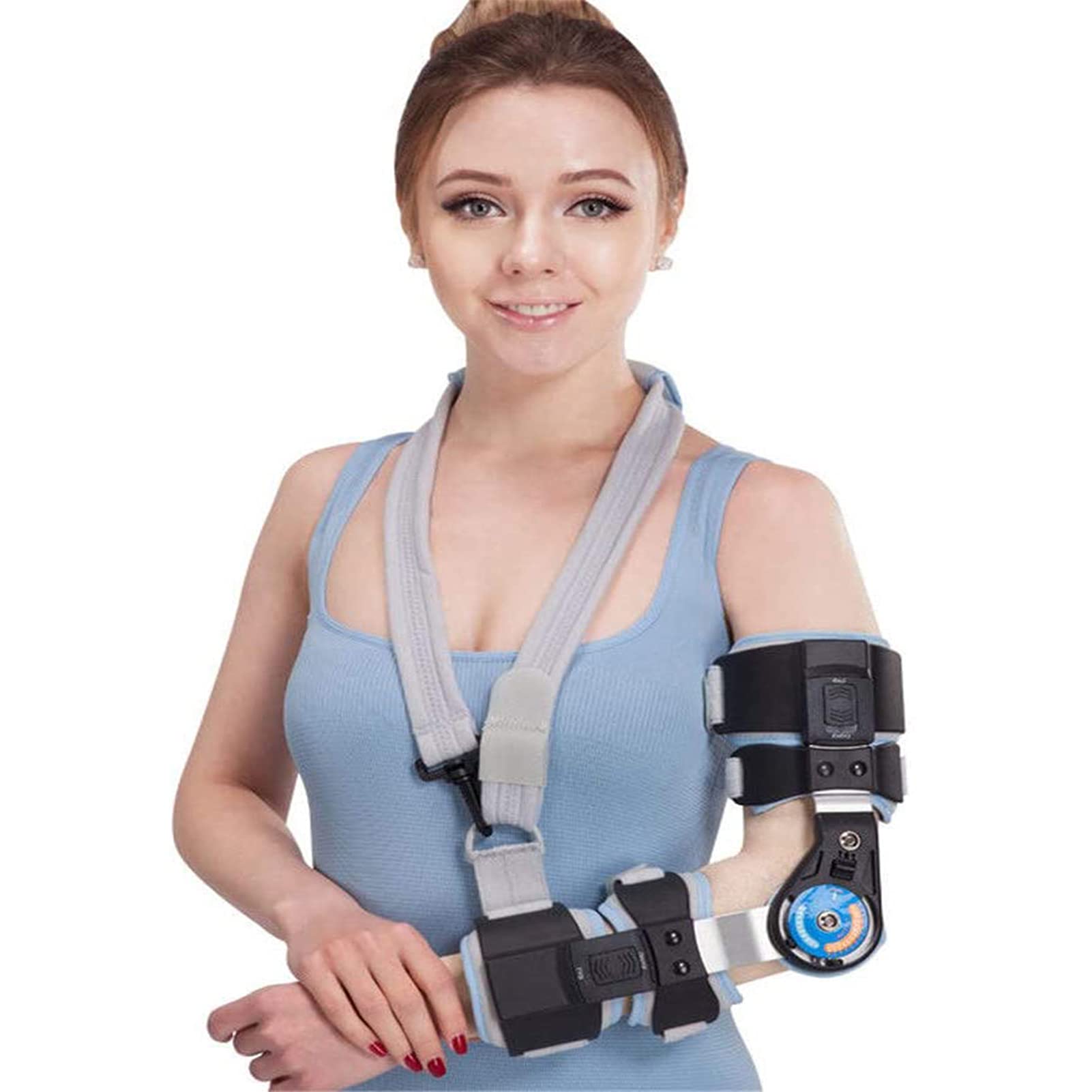 Buy NACHEN Elbow Arm Sling Hinged Brace with Sling, Adjustable Post OP