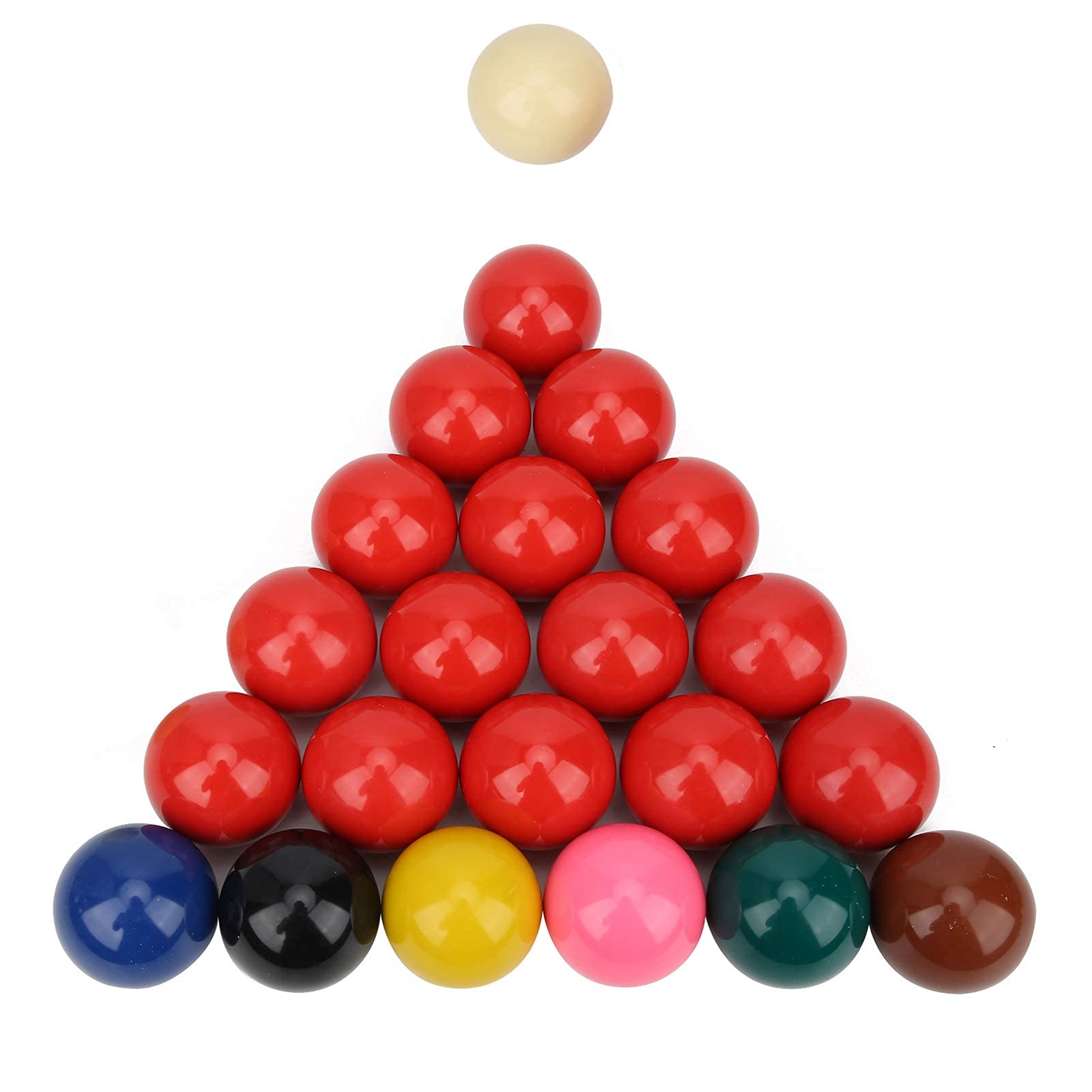 VGEBY Snooker Billardkugeln Cue Balls in Standardgröße 52,2 mm (22 Stück)