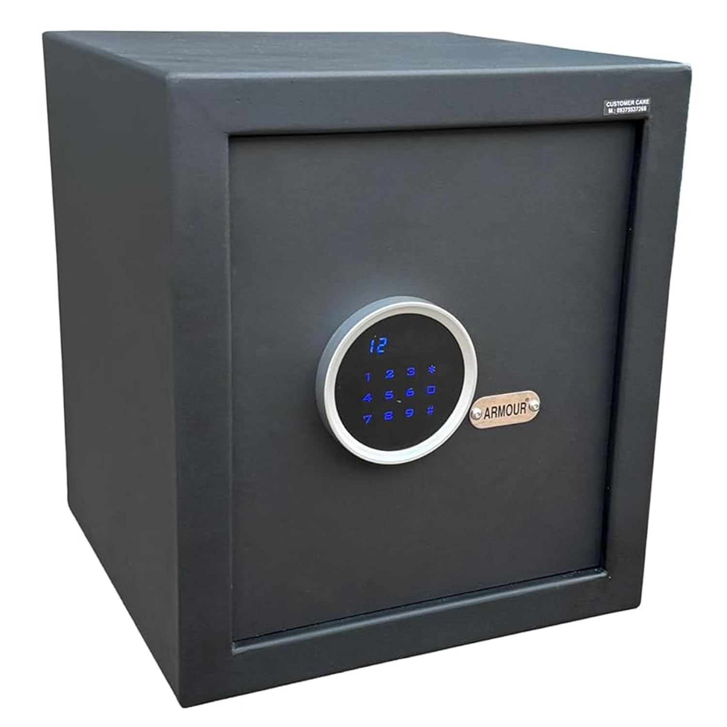ARMOUR 59 Liter 28 Kg wardro 18 Touch Digital Electronic Safe lockers with touch screen Keypad Lock & 2 hidden master key of emergency Keys(16 x 16 x 18 IN) High Security Locker for Home - Dark Grey-picture-32