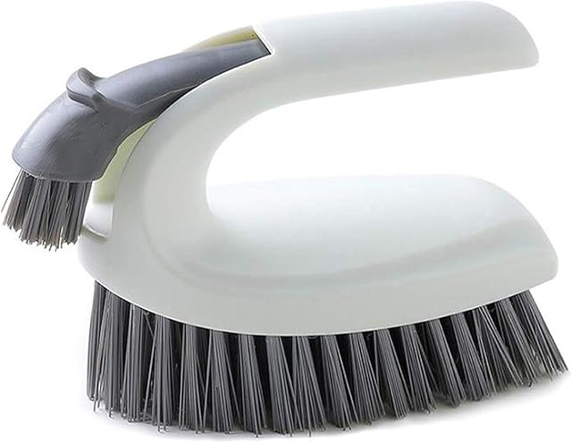 Cleaning Brush,Scrub Brush for Scrubbing Bathroom Floor Carpet White