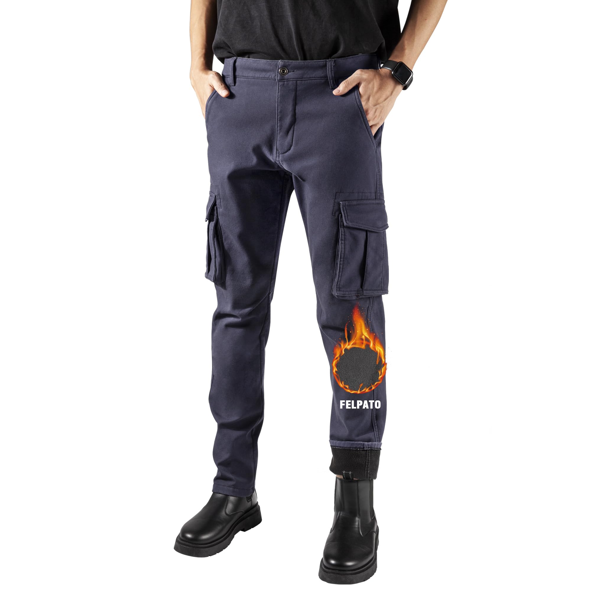 Jeans Couture Pantaloni Cargo Uomo Pantaloni da Lavoro Uomo Cargo Moto Invernali Impermeabili Uomo Pantaloni
