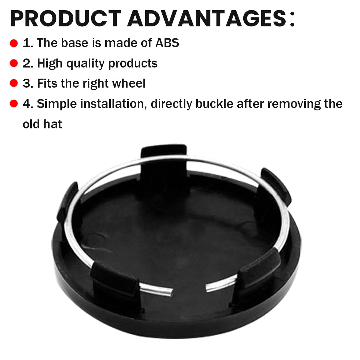 Tapa Central De Rueda De Coche, Cubierta Universal De 4