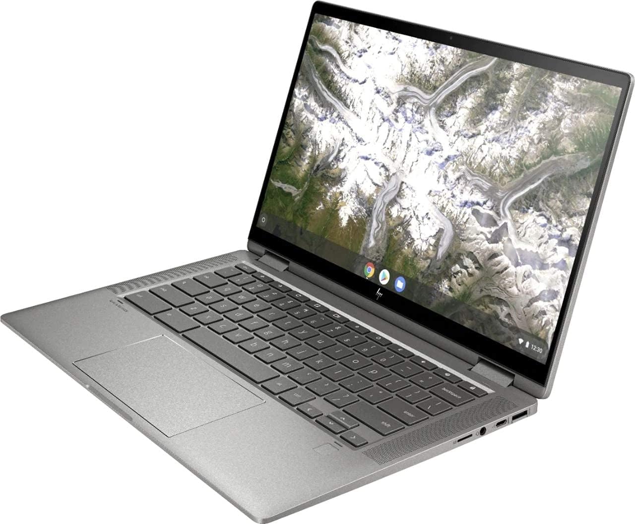 HP X360 2in1 Chromebook 14" FHD Touchscreen Laptop, Intel Core i3-10110U (Beat i5-7200U), 8GB RAM, 64GB eMMC, Backlit-KB, Fingerprint Reader, WiFi 6, Chrome OS, Ghost Manta Accessories