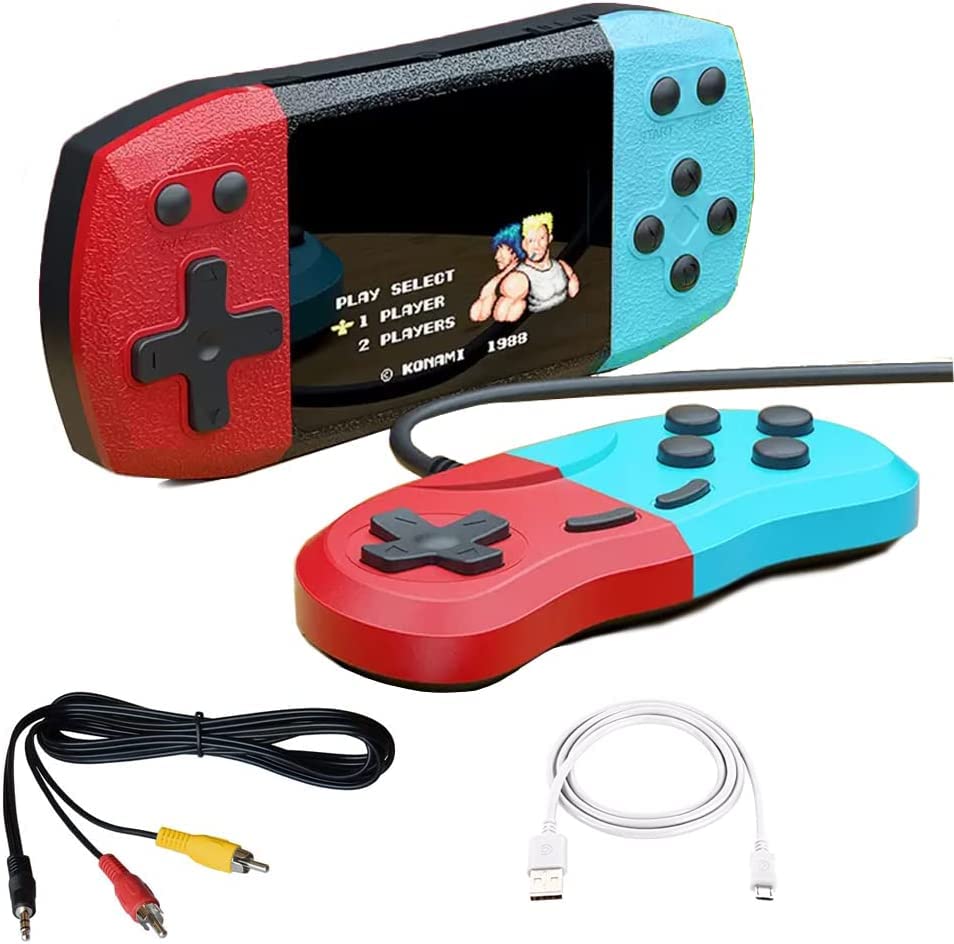 Retro Handheld Video Game Console with 620 Classic Games Micro USB  Rechargeable, Inch LCD Screen, MultiPlayer and TV Includes TV  Connection