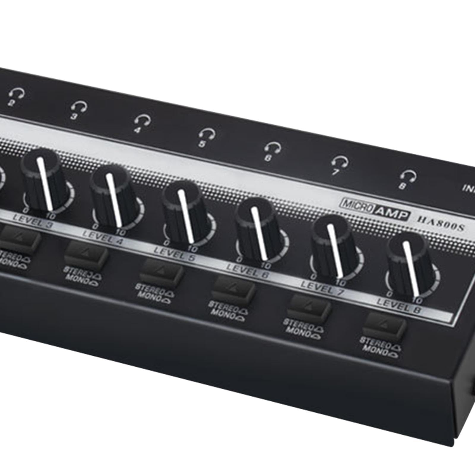 SECRET DESIRE 8 Way Headphone Amplifier Multi Channel Headphone Splitter for Stage Studio