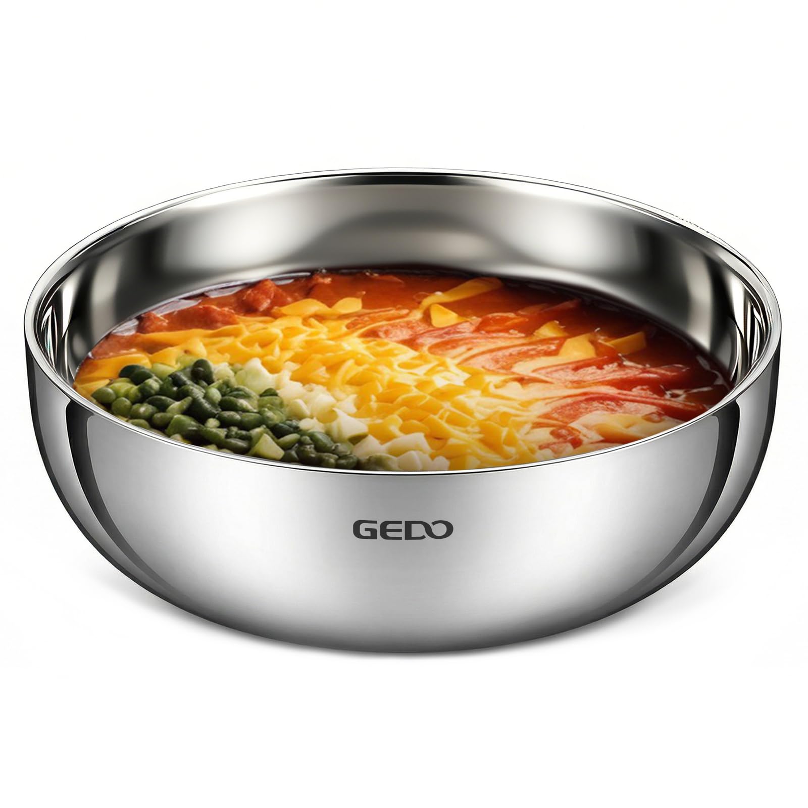 GEDO Triple-Layer 304 Stainless Steel Mixing Bowl