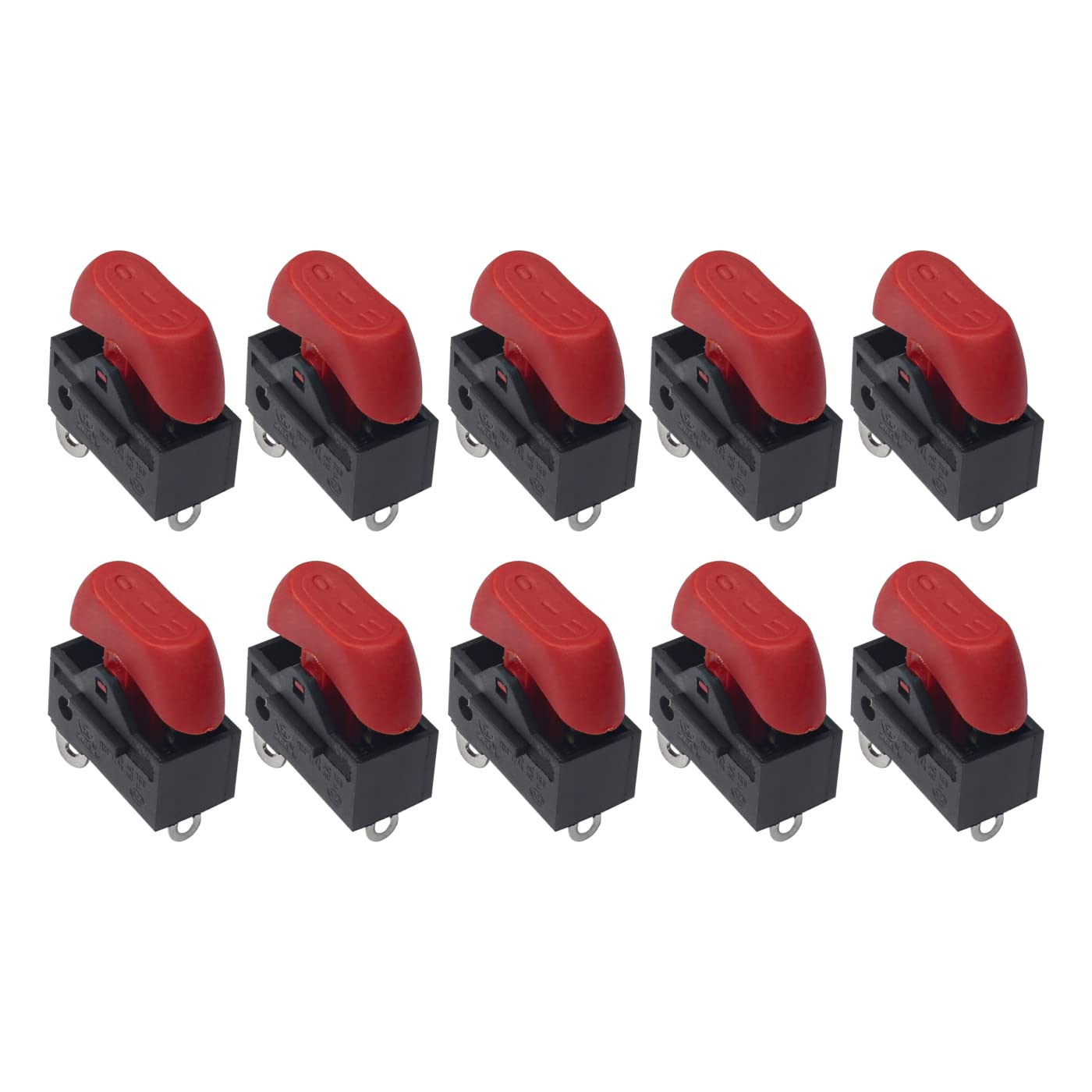 Electronic Spices XW-603 6a 250v Ac 3pin Spco Red Color Plastic Rocker Switch Pack of 10pcs (B0BFQ881J5) Amazon Price History, Amazon Price Tracker
