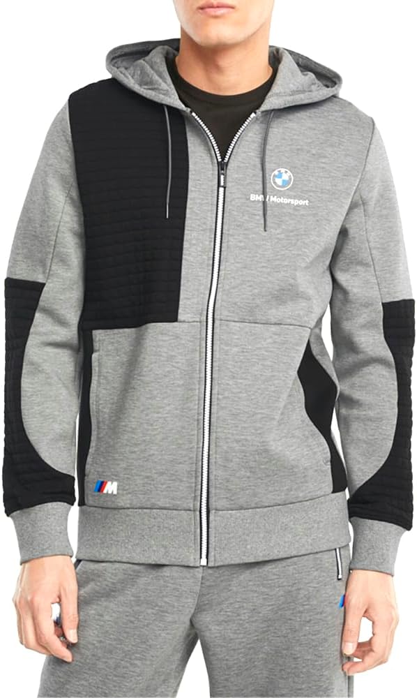 Men's Bmw M Motorsport Full-zip Hoodie Hooded Sweatshirt