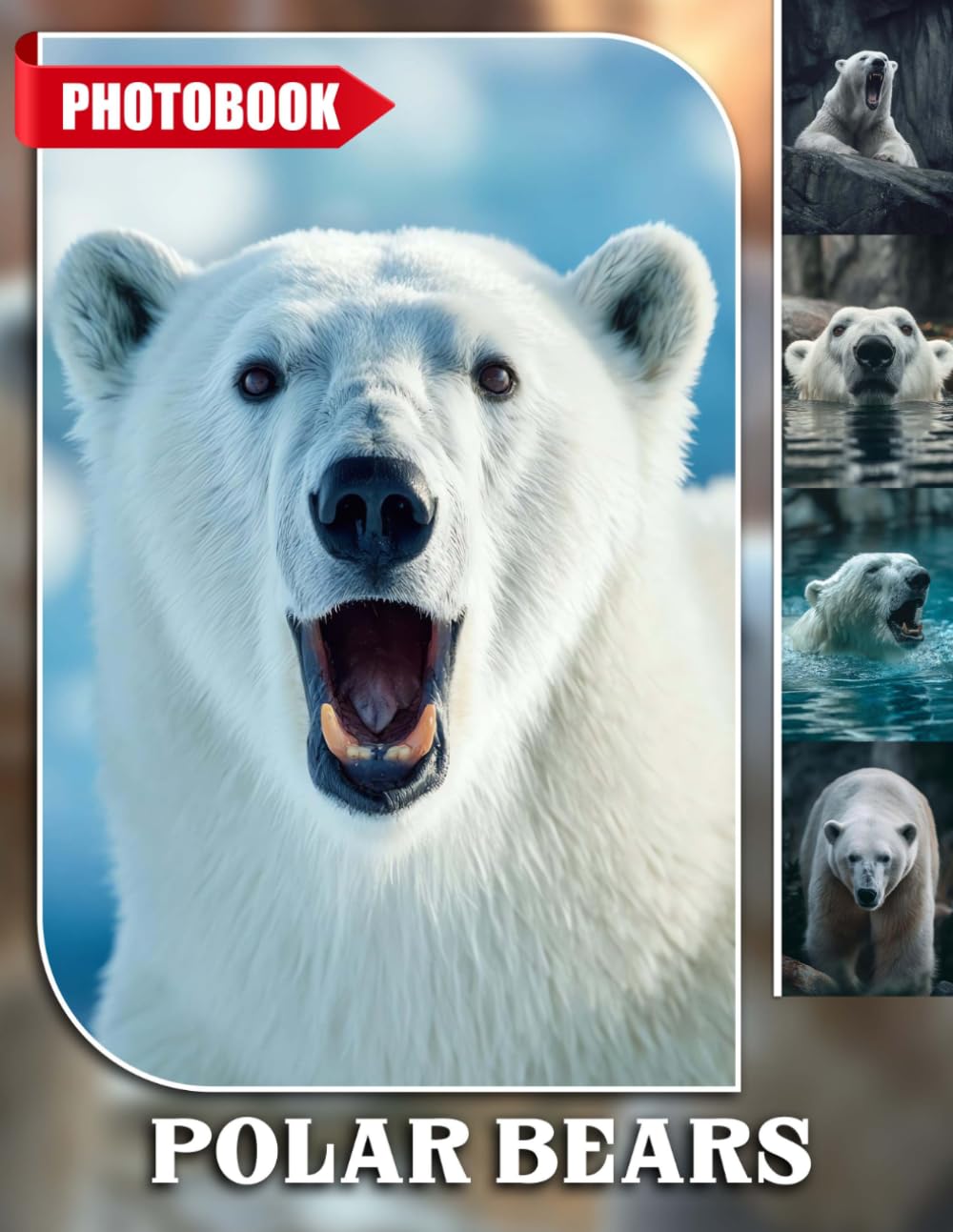 Polar Bears Photo Book: Polar Bear Wildlife Photography Showcasing Majestic Arctic Creatures In Their Natural Habitat And Stunning Iceberg Backdrops | Perfect Gift For Nature Enthusiasts