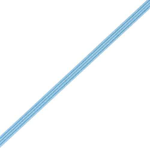 Vista 30 de Mandala Crafts - Rollo de cordón elástico plano para costura y manualidades Beige