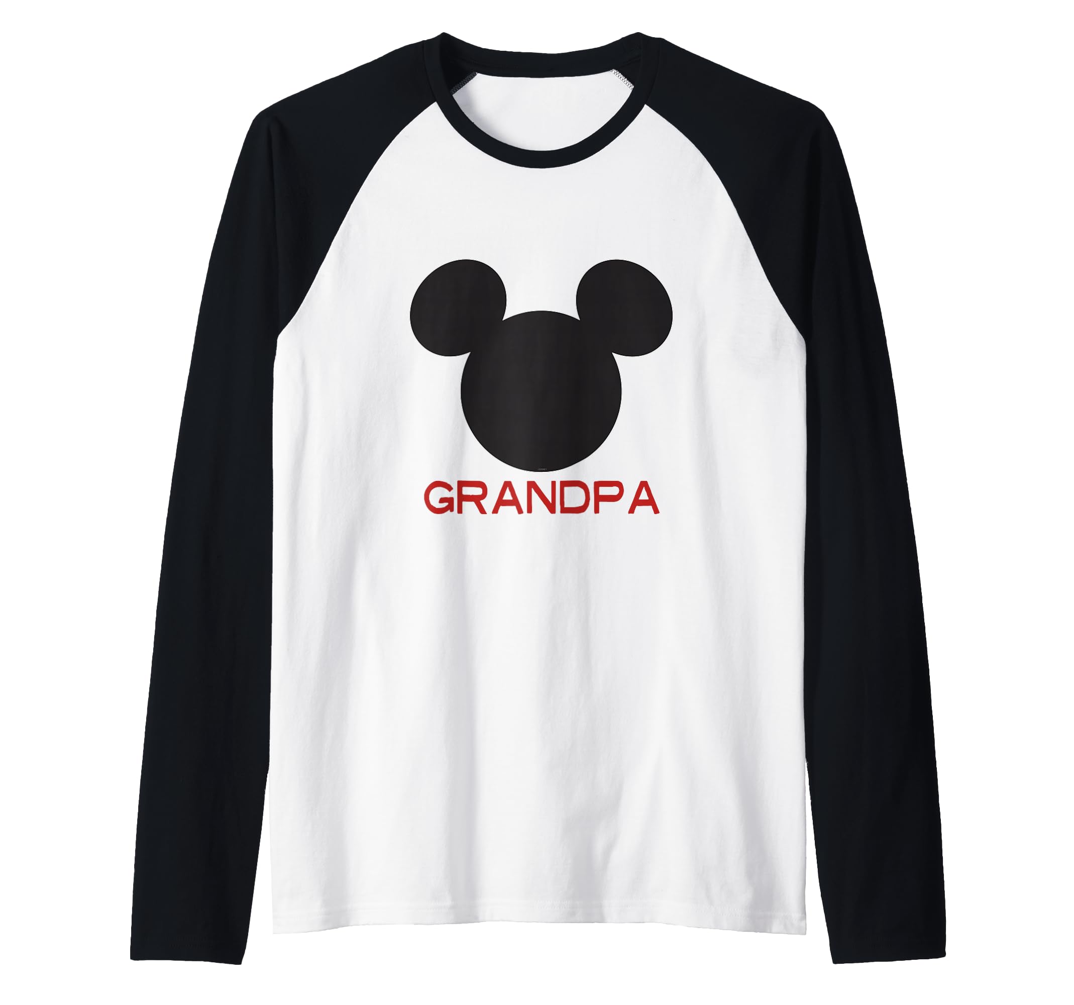 Mickey Mouse T-shirt Baseball Raglan Famille Disney Papy - 2