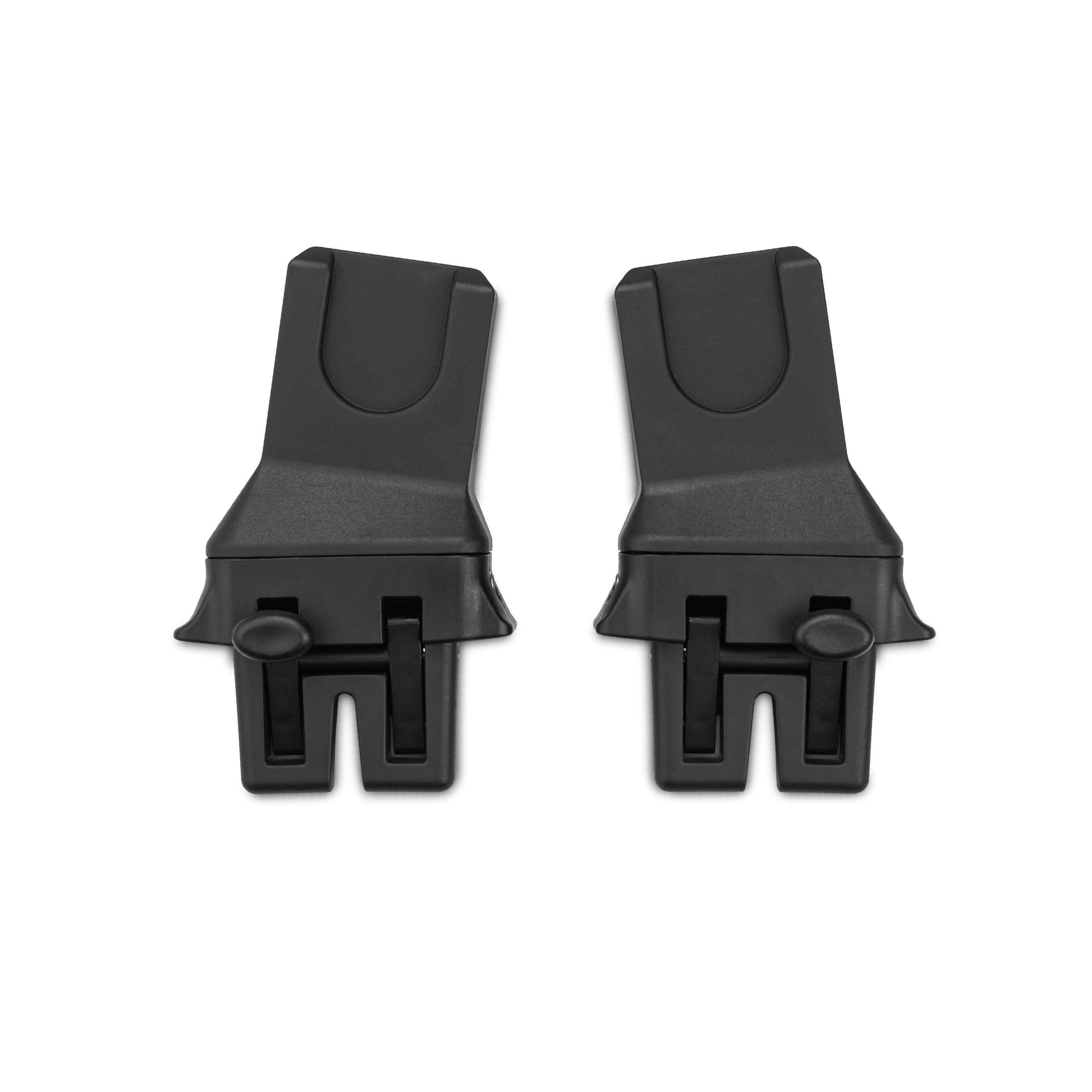 Hauck Duett 2 and Duett 4 Universal Pushchair Adaptor for Attaching Cosy Babies (Cybex, Kiddy, Joy, Kinderkraft, etc.), Click System, 2 Pieces, Black