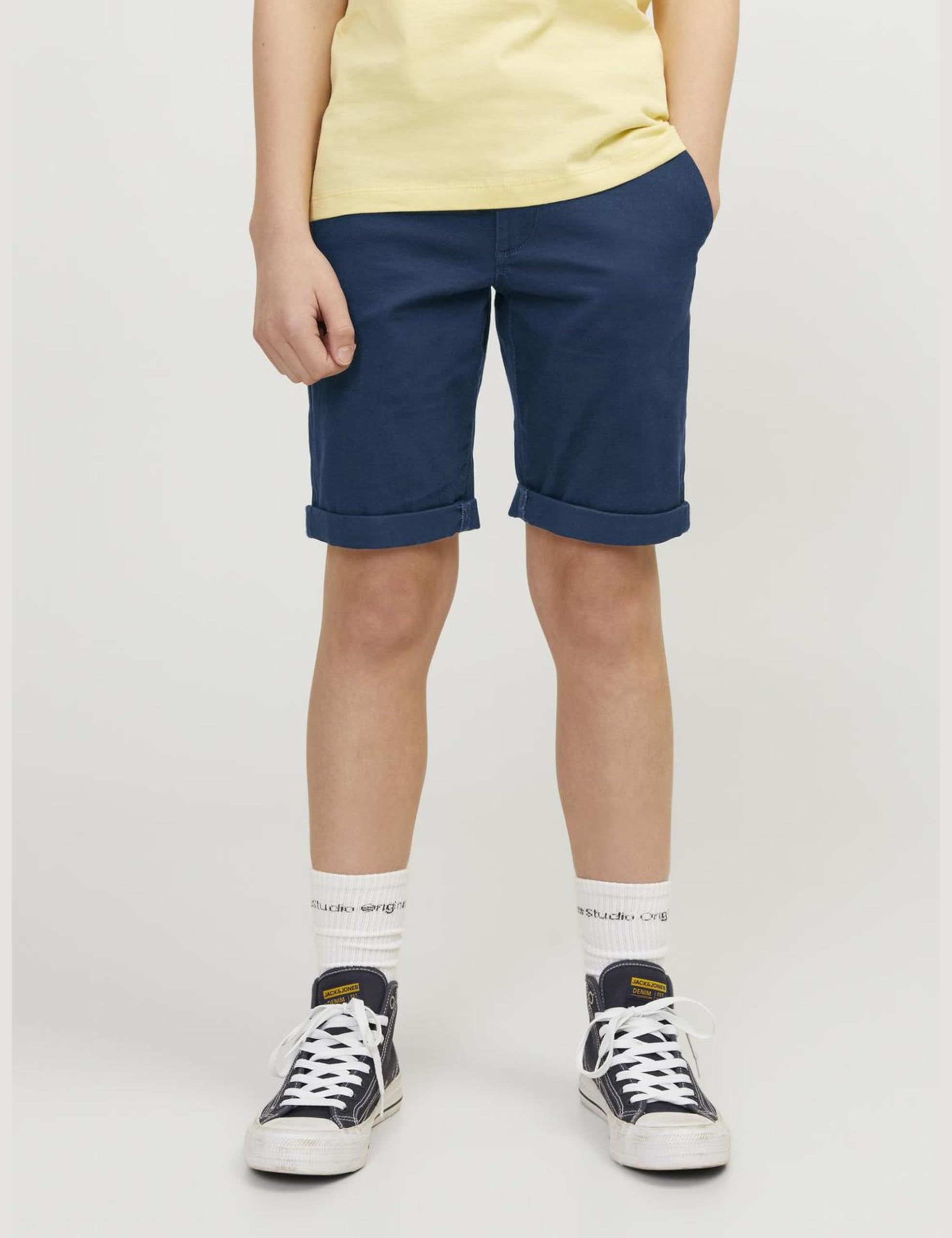 Jack & Jones Jpstdavid Jjchino Pantalones Cortos AKM Sn Jnr - Pantalones Cortos Chinos Niños