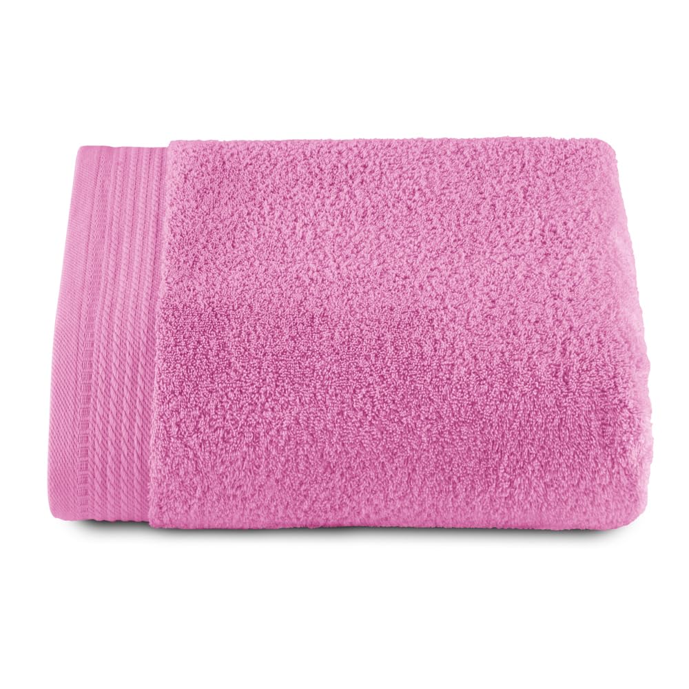 RIZO Top Towel - Set of 1 Shower Towel - Bath Towels - 100% Combed Cotton - 600 g/m2 - Measure 70 x 140 cm - Mauve