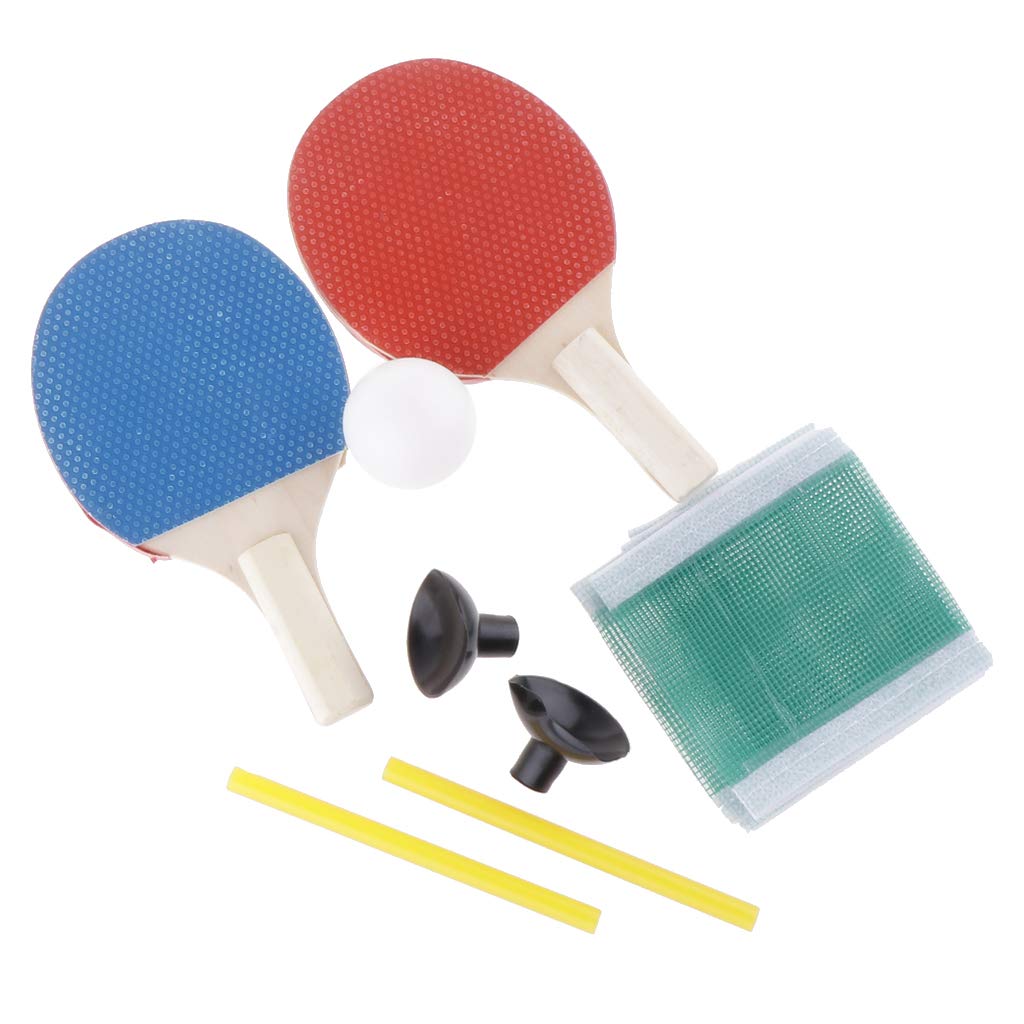 1 para mini tenisa stołowego rakieta do pingponga zestaw siatek + 1 x piłka