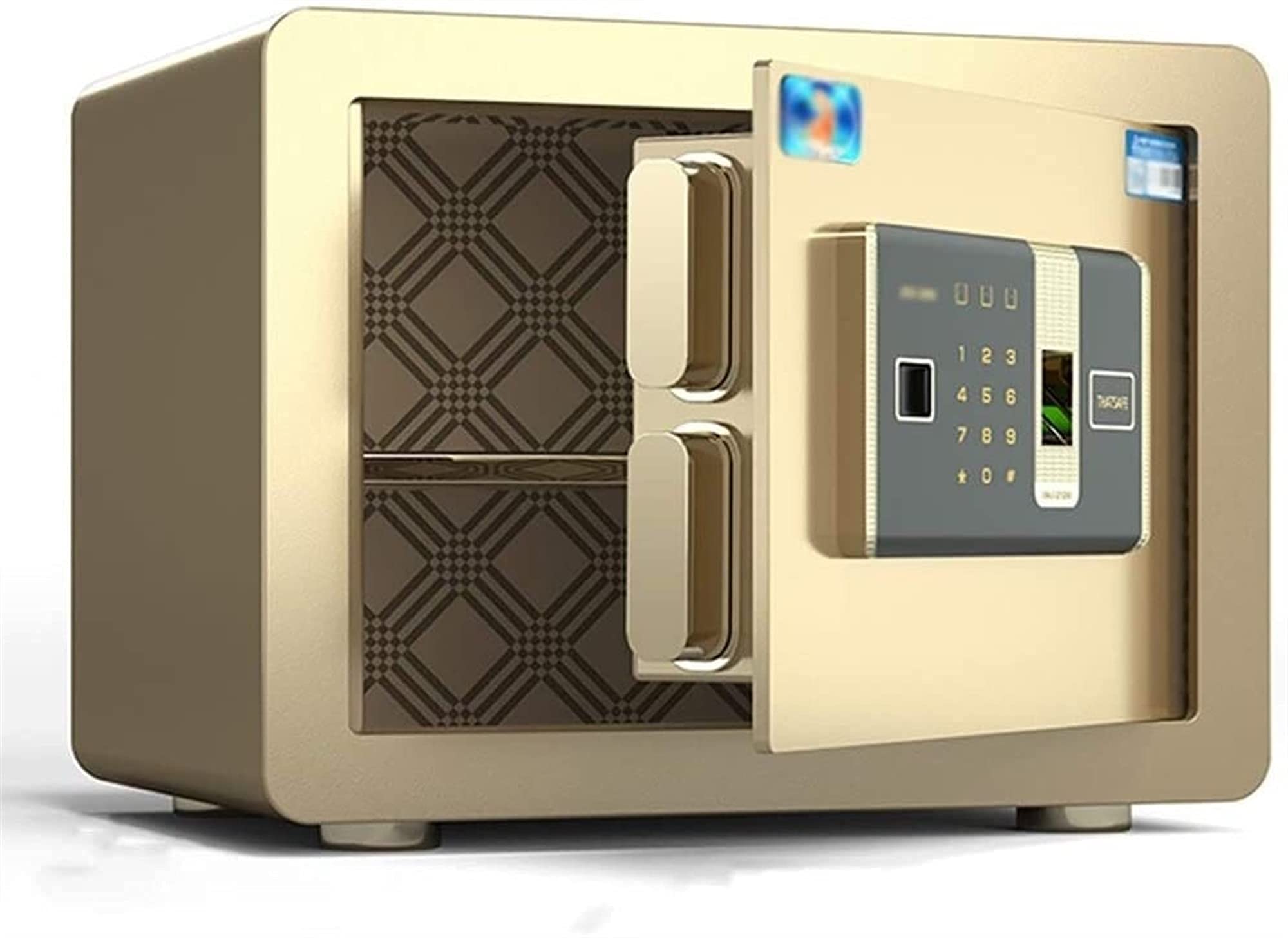 Cassaforte e Durevole ignifuga Impermeabile per casseforti elettroniche digitali per la casa con Password Media per Impronte digitali Smart Office Cassaforte antifurto Tutta in Acciaio