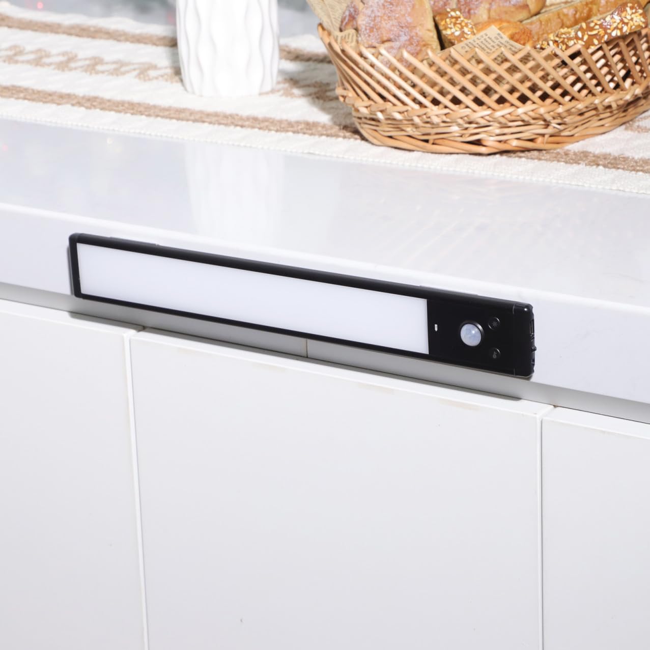 SHINEOFI 4piezas Luces Led Nocturnas Luces De Cocina Bajo Gabinete Sensor De Movimiento Iluminación Inteligente