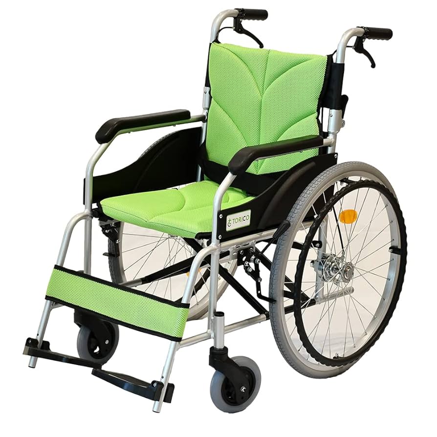 福岡発TORICO アルミ製 ドラムブレーキ 車椅子 介助式 ブラック　軽量 福岡発TORICO アルミ製 ドラムブレーキ 車椅子 介助式 ブラック