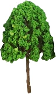 SM SunniMix 50x 9.5cm Model Trees Miniature Trees Realistic Train Scenery Architecture Trees for Scene DIY Projects Building Layout Props, Green