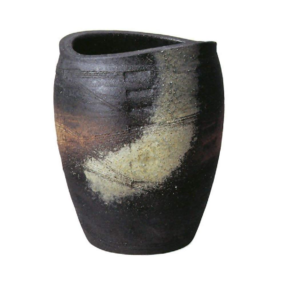 【未使用・箱付】古信楽焼　櫛目　傘立て　Shigaraki ware 未使用・箱付】古信楽焼 櫛目 傘立て Shigaraki wareの通販 by