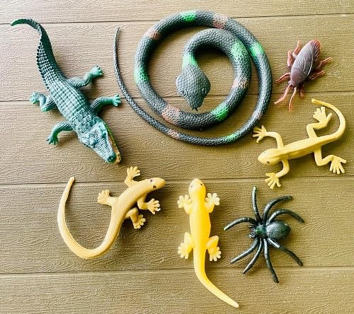 VEDY Rubber Snake Lizard Crocodile Spider and Cockroach Gang Toys (B0D8GX8B34) Amazon Price History, Amazon Price Tracker