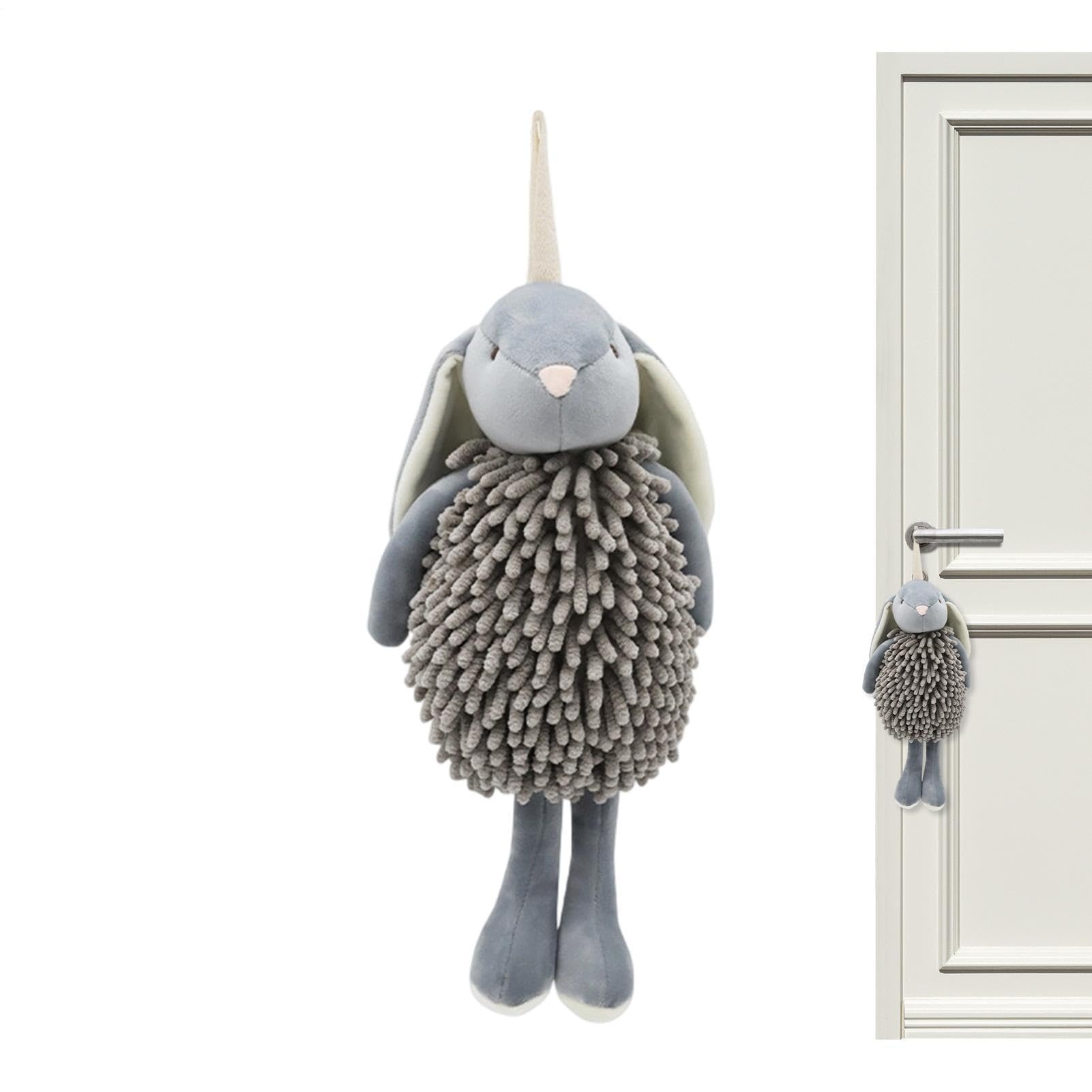 Toalla de mano absorbente de conejito para secar tus manos al instante en el baño