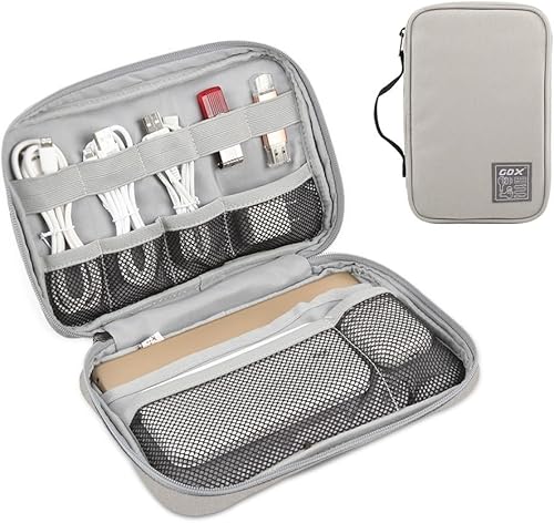 Miniatura 1 de gox Organizador de cable electrónico Tech Cable Estuche de viaje Pequeño Bolsa de almacenamiento de cables para auriculares Bolsa de cargador